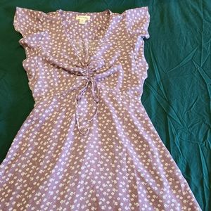 Monteau Purple Floral Dress